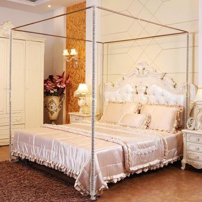 美帮汇A8—双层新款蚊帐1.8m床三开 家用双人1.5加粗2米2.2落地纹账