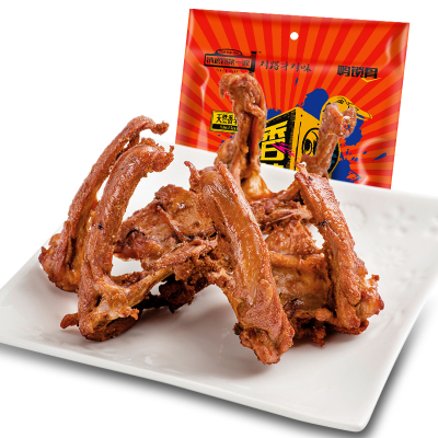 精武路第一家-真空精武卤麻香辣鸭架270g武汉零食湖北休闲特产小吃