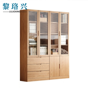 黎珞兴储物柜1.6米四门(带抽屉)台