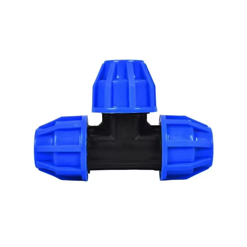 伟鹏双兴 PE快接三通快速接头 T63(2寸)蓝帽 个