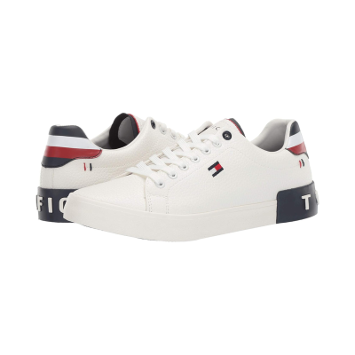 TOMMY HILFIGER男款休闲板鞋透气舒适圆头系带潮流运动鞋