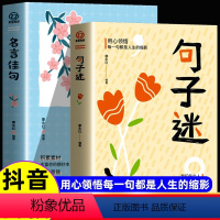 全套2册]名言佳句+句子迷 [正版]抖音同款句子迷名言佳句全集人生哲理枕边书断舍离句透人生中外名家优美句子释怀解压文