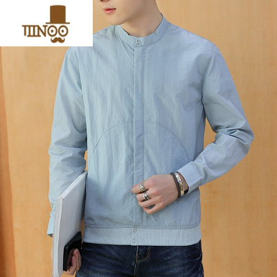 YANXU2023新款夏季外套男士防晒服皮肤风衣轻薄透气帅气夹克衫潮流冰丝