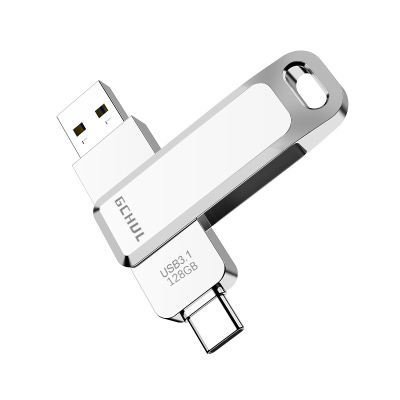 杰储(GCHUL) U130 晚霞系列 128G USB3.1 Type-C双接口 可连接手机 防水防震高速U盘/优盘