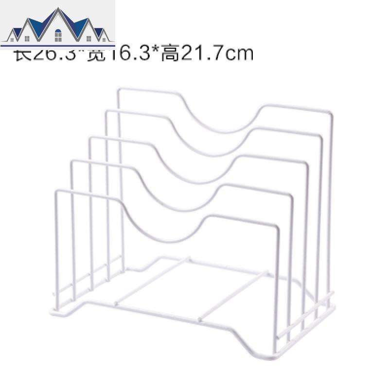 多功能铁艺菜板架多层砧板架案板收纳厨房置物架用品放锅盖的架子 三维工匠