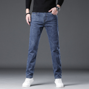 金盾(KIN DON)秋冬季牛仔裤男小脚修身裤子男韩版潮流休闲牛仔裤男潮牌