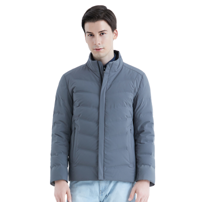 坦博尔2020新款羽绒服男短款立领休闲百搭羽绒服男装外套自营
