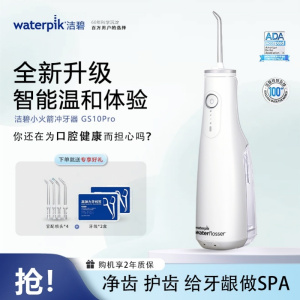洁碧(Waterpik)冲牙器小火箭GS10PRO洗牙器水牙线洁牙器预防牙结石家用立式冲洗器生日礼物赠礼