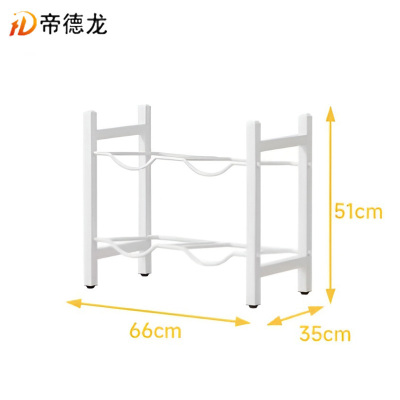帝德龙水桶置物架双排二层ST1 660*350*510mm