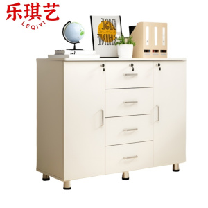 乐琪艺 储物柜 暖白色 100*40*80cm 个