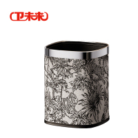 卫未来 家用垃圾桶 15L丛林奇遇银 个