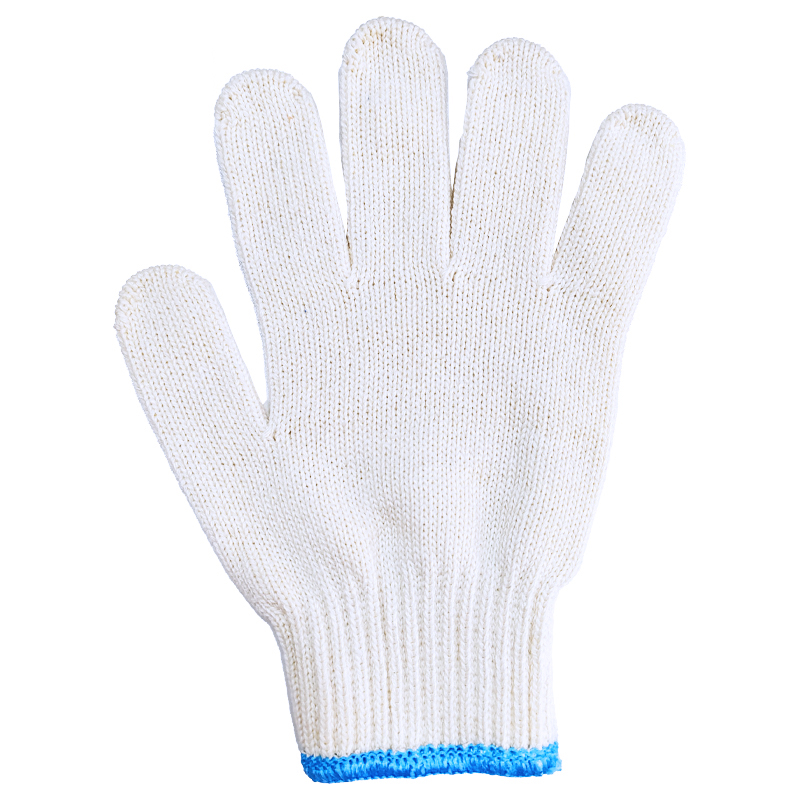 需耀 800g棉纱手套 白色 双