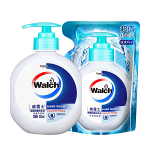 威露士健康抑菌洗手液(健康呵护)525ml 抑菌99.9%保障家人健康 易冲洗