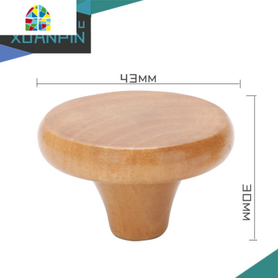 通用型锅盖顶帽 原木锅盖把手 防烫可高温锅盖头锅盖提手锅盖配件 FENGHOU 大号钉子型(木头)-小孔通用