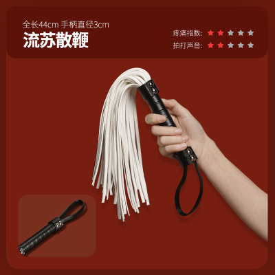 吉祥小炮情趣SM调教男女奴惩罚sp鞭子打屁股拍子用刑罚激情用具spank工具流苏散鞭