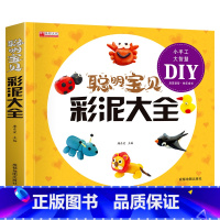 [正版]聪明宝贝彩泥大全 儿童创意手工书亲子益智游戏幼儿 橡皮泥太空泥制作宝宝玩转超轻粘土教程书籍手工黏土书彩泥手工书