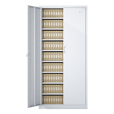 乙壬收纳柜财务档案柜资料柜加厚文件柜办公室带锁铁皮柜凭证柜九层