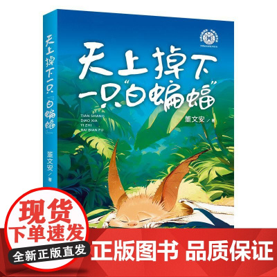 天上掉下一只“白蝙蝠” 董文安 国内首部血液知识书 儿童科普图书书籍中小学生增加对血液知识了解 河南科学技术出版社