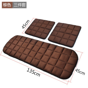 家柏饰(CORATED)竹炭夏季汽车坐垫单片无靠背座垫四季通用三件套防滑后排透气单垫