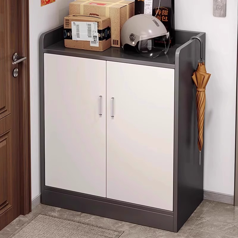鞋柜家用门口外楼道走廊储物柜新款2024电梯口入户门简易鞋架