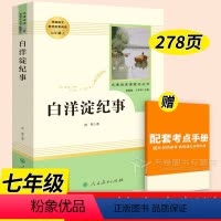 白洋淀纪事 [正版]朝花夕拾和西游记七年级上册必读书鲁迅原著人民教育出版社完整版初一的阅读课外书人教版初中名著白洋淀纪事
