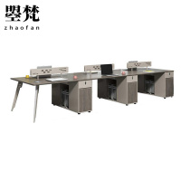 曌梵办公桌六人位3.6米张