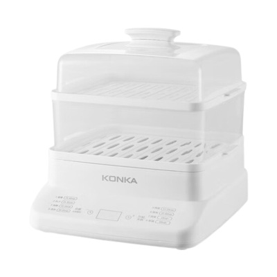 康佳电蒸锅12L双层容量元气鲜食KDZG-1002-W