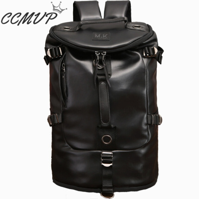 CCMVP品牌自营质量保证-CCMVP双肩包男韩版帆布英伦男士背包潮双肩背包户外旅行背包