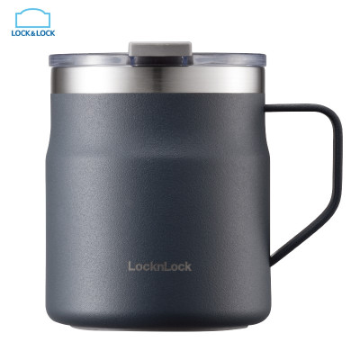 乐扣乐扣（LOCK&LOCK）遇见马克杯不锈钢保温杯商务咖啡杯男女学生水杯透明杯盖390ML