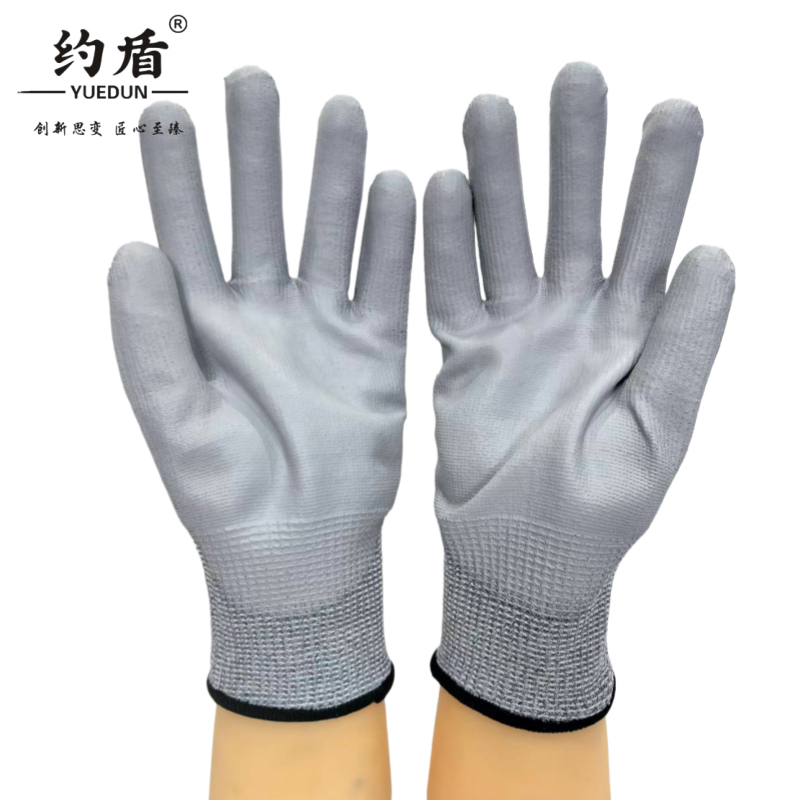 约盾 PU浸胶防划防切割手套 HPEL13004/双