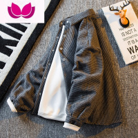 七斓HPCP磨毛条纹衬衫男长袖春季高级感日系复古潮牌休闲薄款衬衣外套