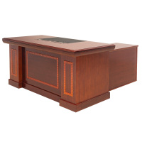 科朔 办公桌老板桌经理桌现代班台经理桌油漆班台桌1.8米KS-B3318