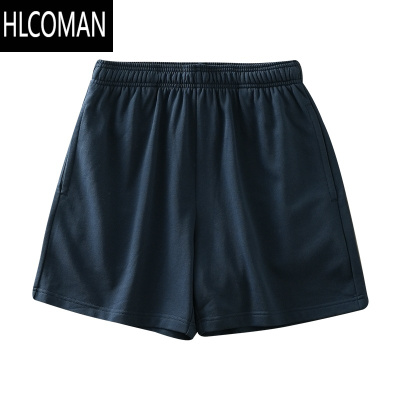 HLCOMAN毛圈短裤男夏季2025新款潮牌休闲美式百搭宽松透气运动五分裤