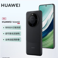 华为Mate60 12GB+256GB 雅丹黑 66W快充 全焦段超清影像 鸿蒙OS 120Hz昆仑玻璃屏 支持卫星消息 全网通手机