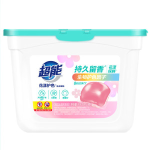 超能 花漾护色洗衣凝珠 50颗*2盒