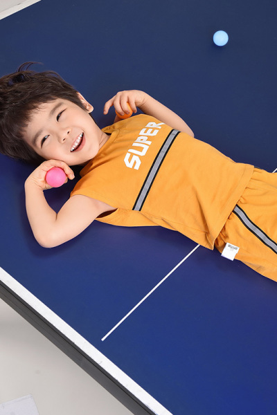 [1件3折]铅笔俱乐部童装男小童背心套装2025夏装新款儿童运动上衣短裤薄款