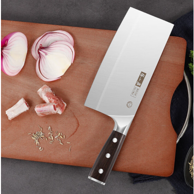 张小泉 虎翼系列不锈钢厨房刀具菜刀切菜刀 桑刀2# 205mm