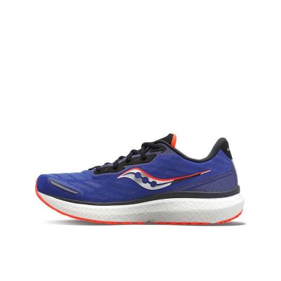 索康尼(SAUCONY)男士棒球鞋轻质透气尼龙运动鞋 蓝色 44.5
