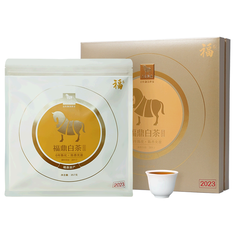 八馬茶業 Z014702 福系列6年·白牡丹单饼(原料年份2017)