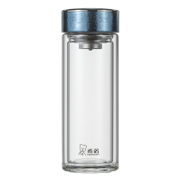 希诺 双层钛玻璃杯360ml XN-T620/个