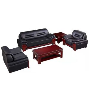 豫亨 办公家具办公沙发简约午睡沙发可折叠午睡沙发商务办公室沙发茶几组合套装