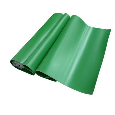 铁工邦 绿色橡胶板绝缘耐磨橡胶垫 1米*5米*5mm绝缘10kv 卷