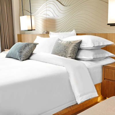 伊伊爱贡缎纯棉高密5件套