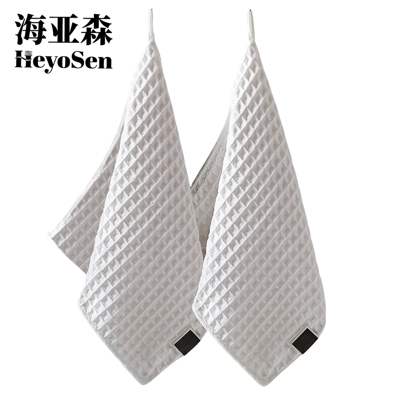 海亚森 M2011 玉米粒纹清洁抹布30*30cm 3块/包 抹布(计价单位:包) 米白色