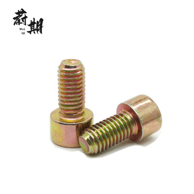 蔚期 GB70.1彩锌内六角圆柱头螺钉 M8*20 个