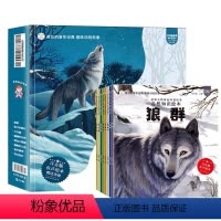 [8册]童年经典趣味动物故事 [正版]童年经典趣味动物故事获奖大师原创科普绘本8册自然知识绘本科学启蒙读物狼群有声绘本附