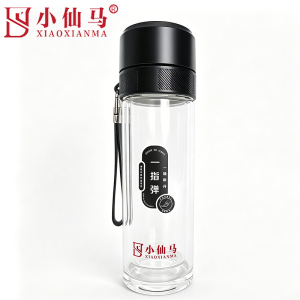 小仙马 一指弹便携茶水分离杯子 500ml 个