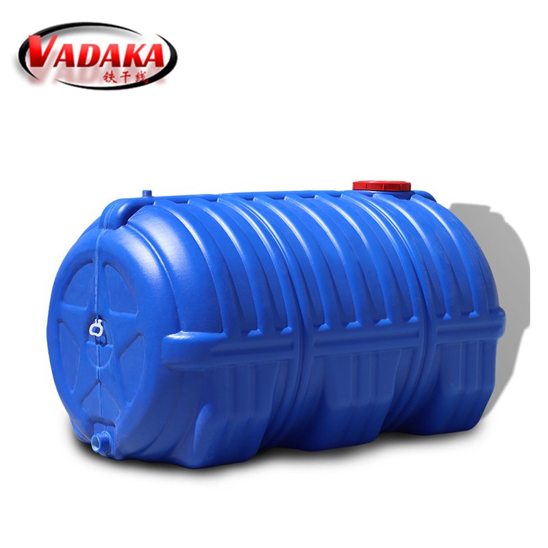 VADAKA农具卧式塑料储水桶新品抗老化特厚蓝4000斤个