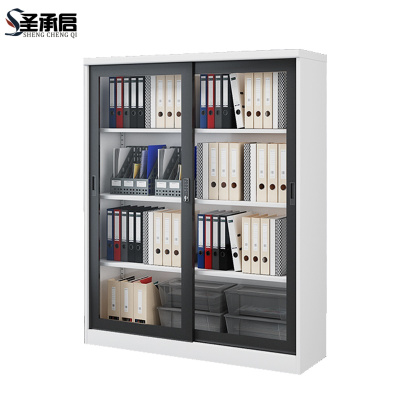 圣承启 玻璃门书柜 1.2m台