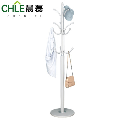晨磊 衣帽架 落地式(白色) 个